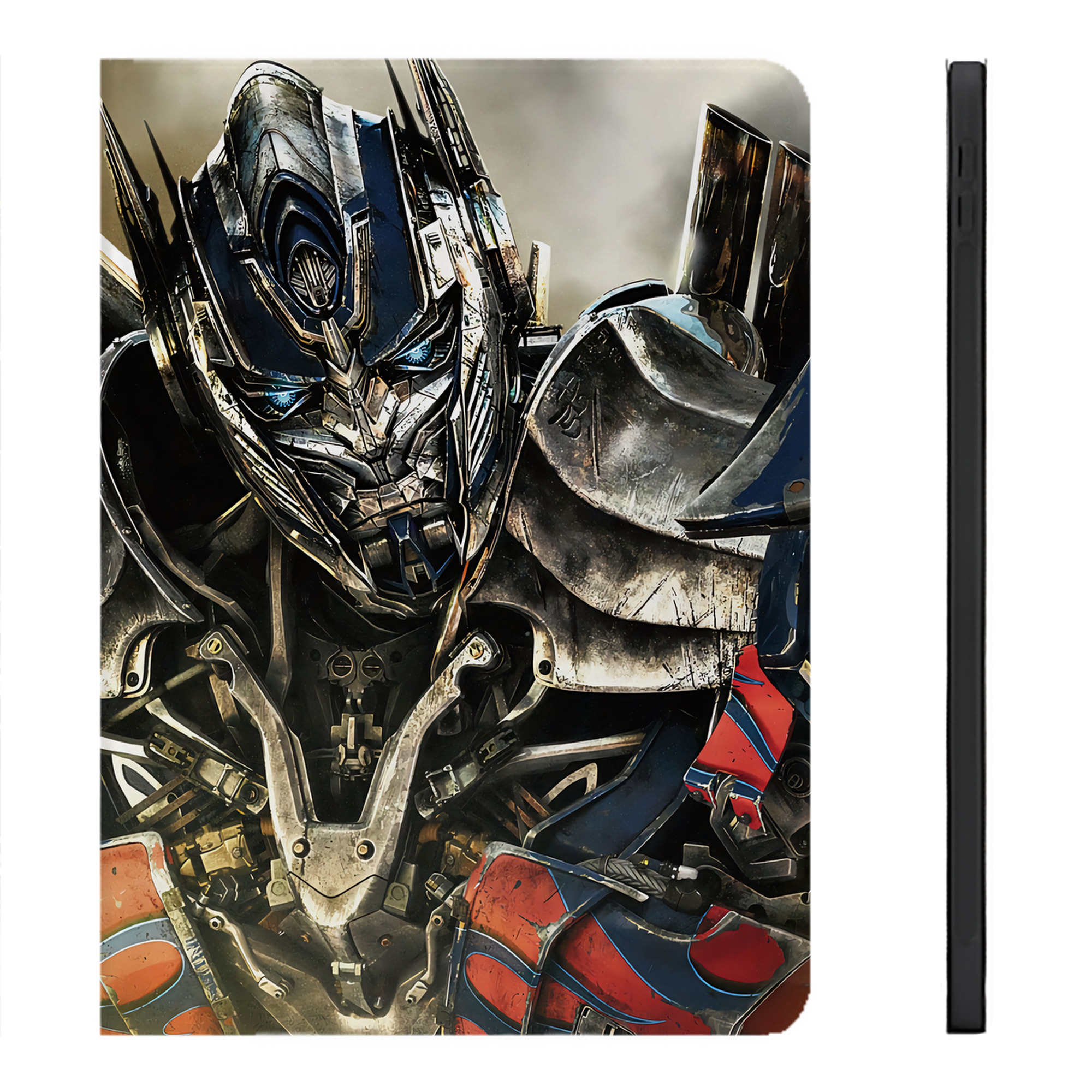 （画像用） Transformers トランスフォーマー IPadケース ペンホルダー付き ブックスタイルデザイン